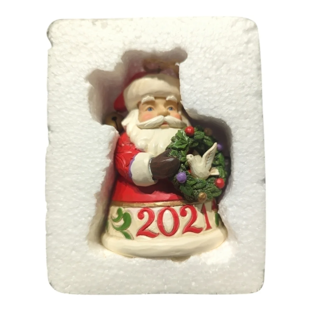 Jim Shore 2021 Annual Santa Ornament Heartwood Creek Enesco #6009694Q